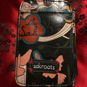 Sakroots phone credit card wallet new never used